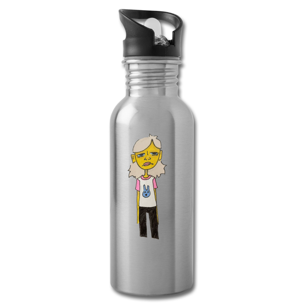 Surly Girl Water Bottle - silver