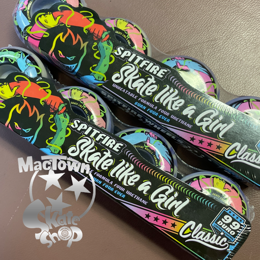 54mm 99duro Spitfire Classic skate like a girl