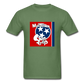 Three Start, Ultra Cotton Adult T-Shirt - military green