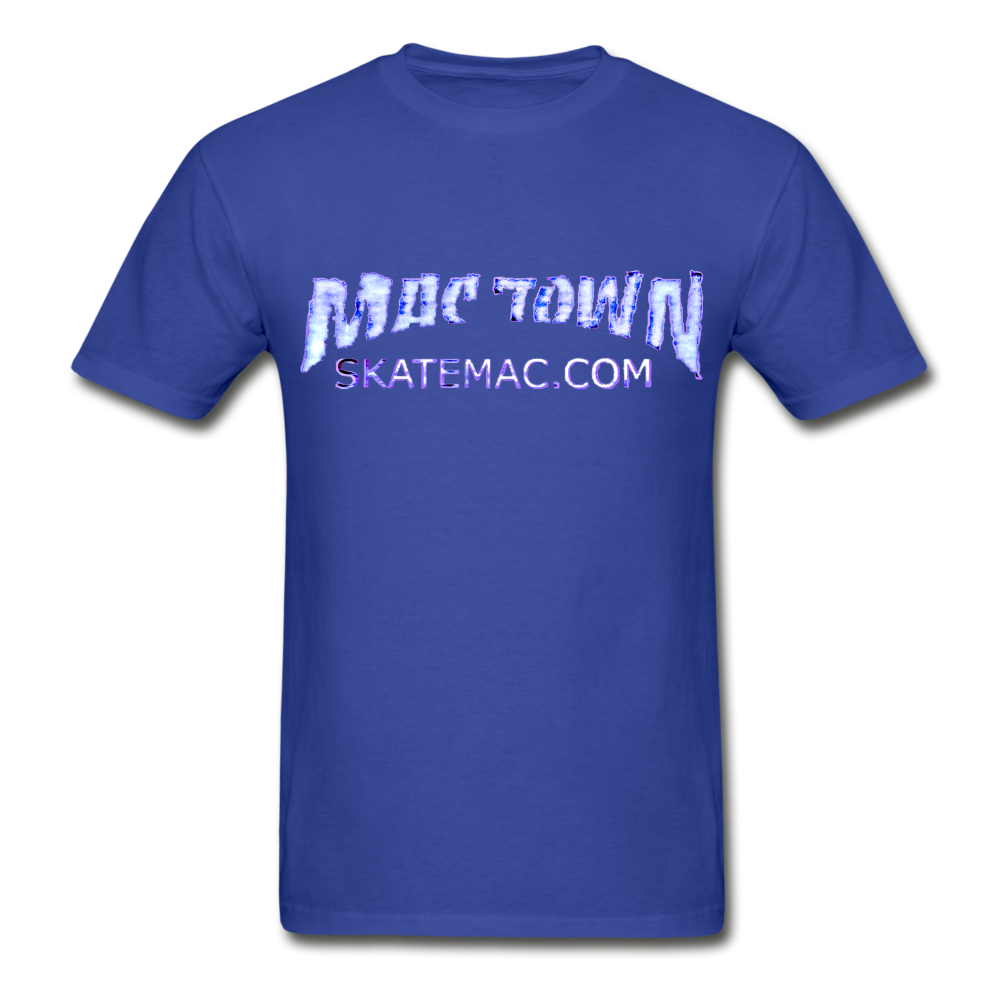 skatemac Ice, Adult Tagless T-Shirt - royal blue