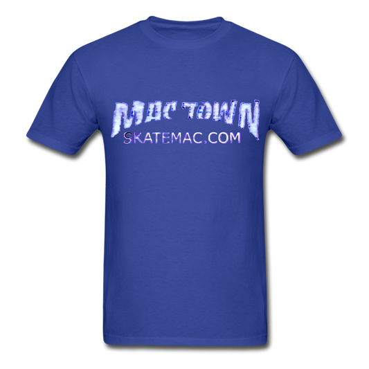 skatemac Ice, Adult Tagless T-Shirt - royal blue